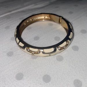 Gold and  white bangle women’s bracelet